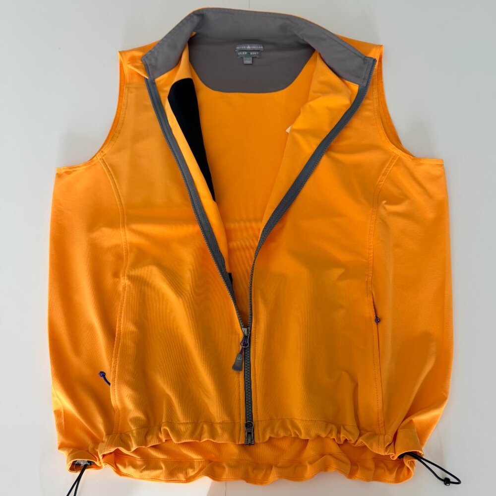 Peter Millar Element 4 Wind Block Golf Vest Mens L Casual Outdoors Beaver Creek - Picture 10 of 10